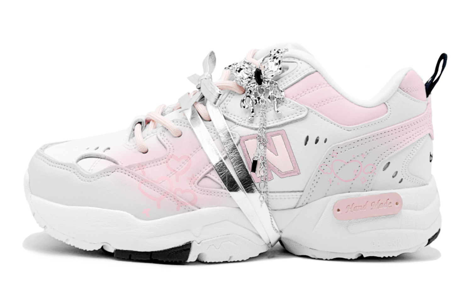 New Balance NB 608 V1 Coverage Support Coverage Support Low top Training Shoes Women’s Silver Pink White