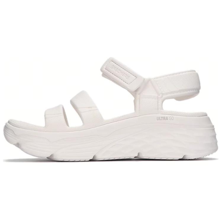 Skechers Max Cushioning Foamies One Strap Sandals Platform Women's White