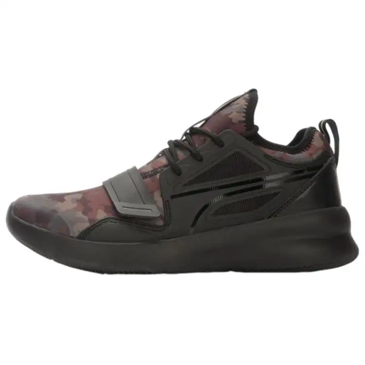 Li Ning 937 Classic Cushioning Slip Resistant Abrasion Resistant Low top Vintage Basketball Shoes Men's Black