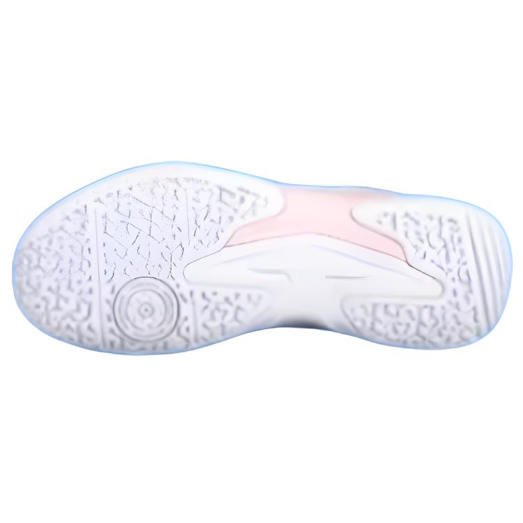 VICTOR Slip Resistant Abrasion Resistant Low top Badminton Shoes Unisex White Pink