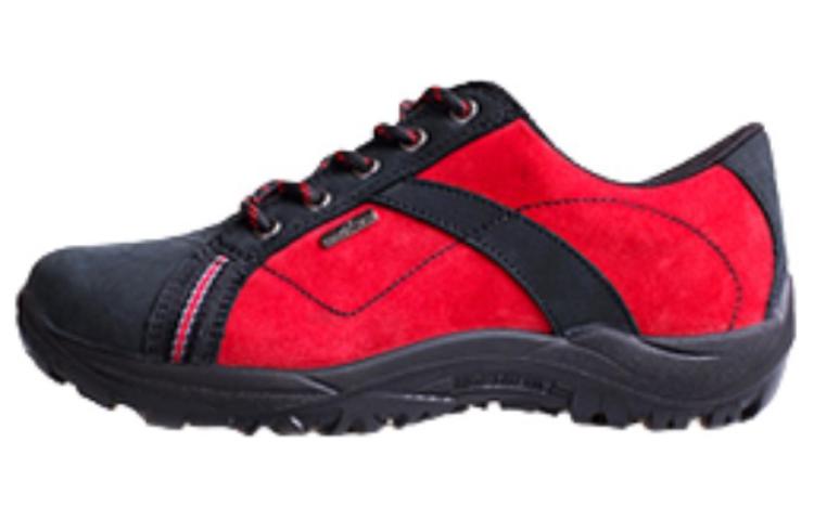 XGN Slip Resistant, Abrasion Resistant, Lightweight Low top Mountaineering Shoes Women’s Black Red