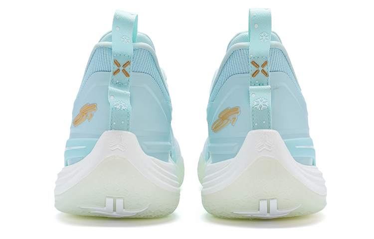 XTEP Jlin 3 Basketball Shoes Men’s Low Top Foam Blue 2/New White