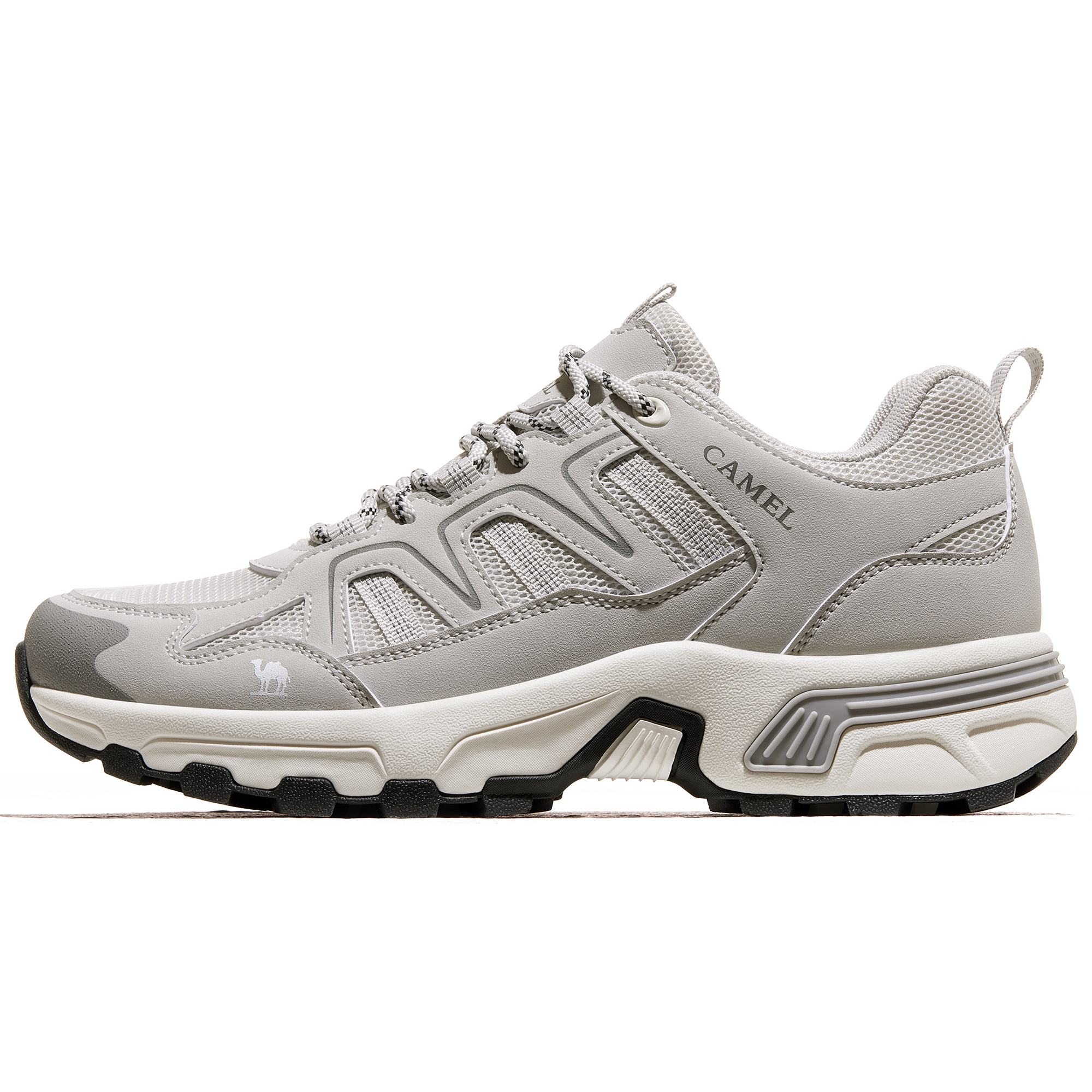 CAMEL Cushioning Slip Resistant Abrasion Resistant Breathable Lightweight Low top Hiking Shoes Men’s