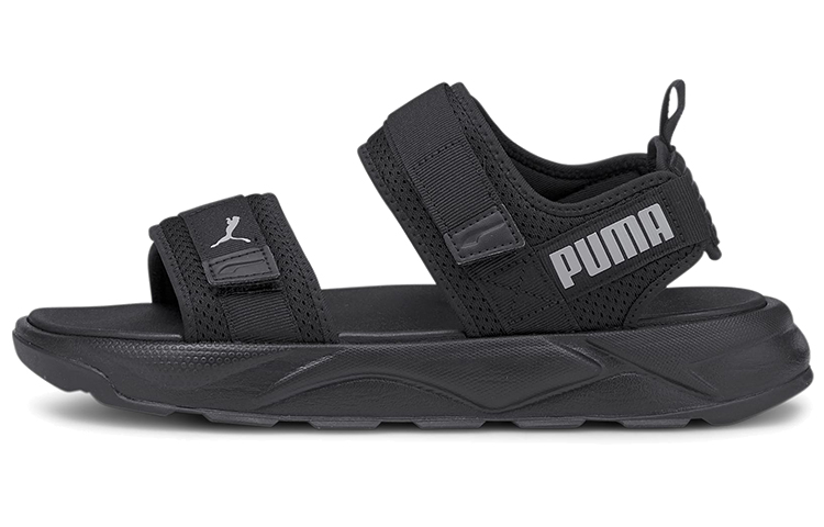 PUMA Puma RS-Sandal Cotton Mesh Velcro Beach Sandals Men and Women Black