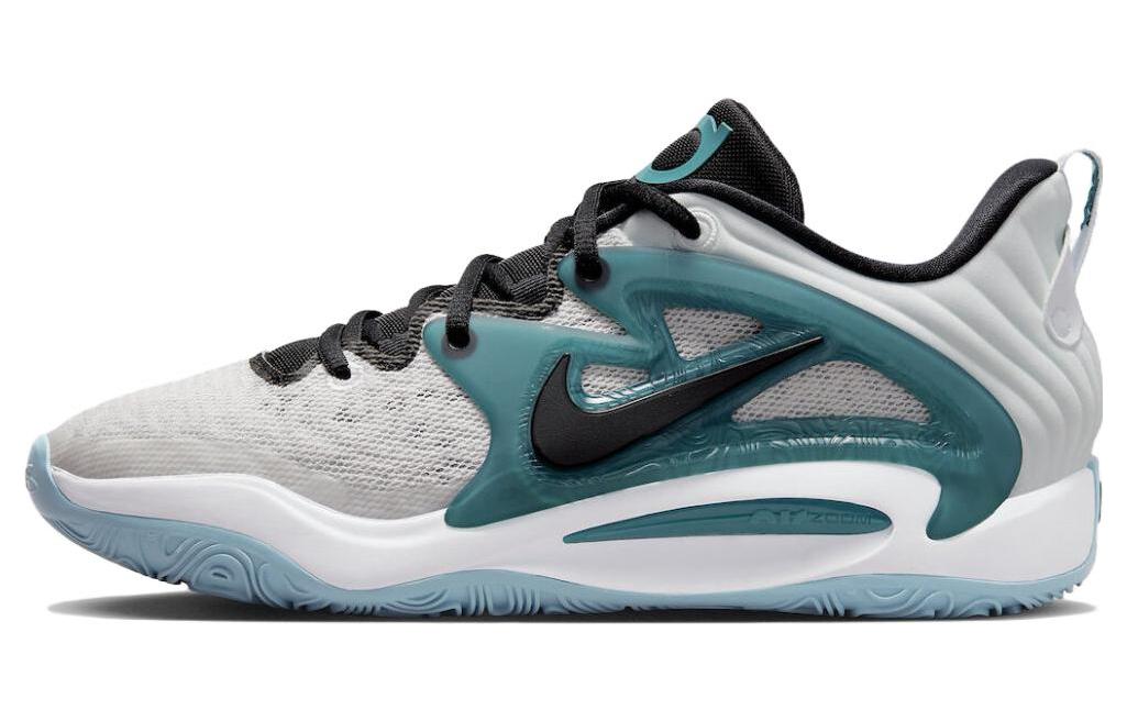 Nike KD 15 Durant 15 \"Grey Teal\" Fashionable and versatile low-top basketball shoes men's blue and green