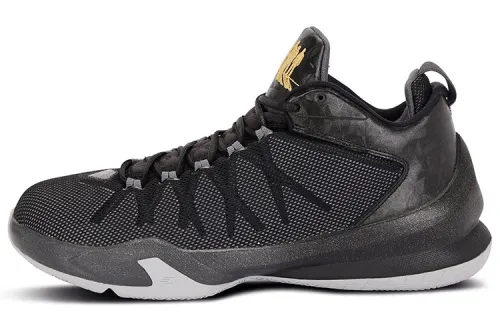 Jordan CP3 8 Basketball Shoes Men's Mid Top Black/Gray