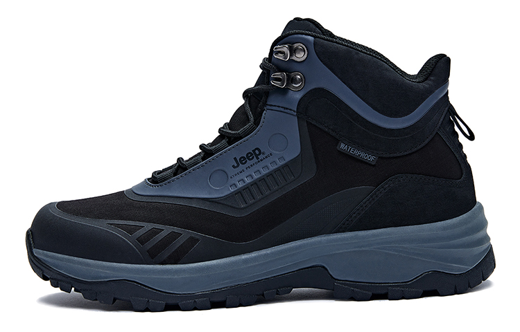 Jeep High top Outdoor Shoes Men’s Dark Gray
