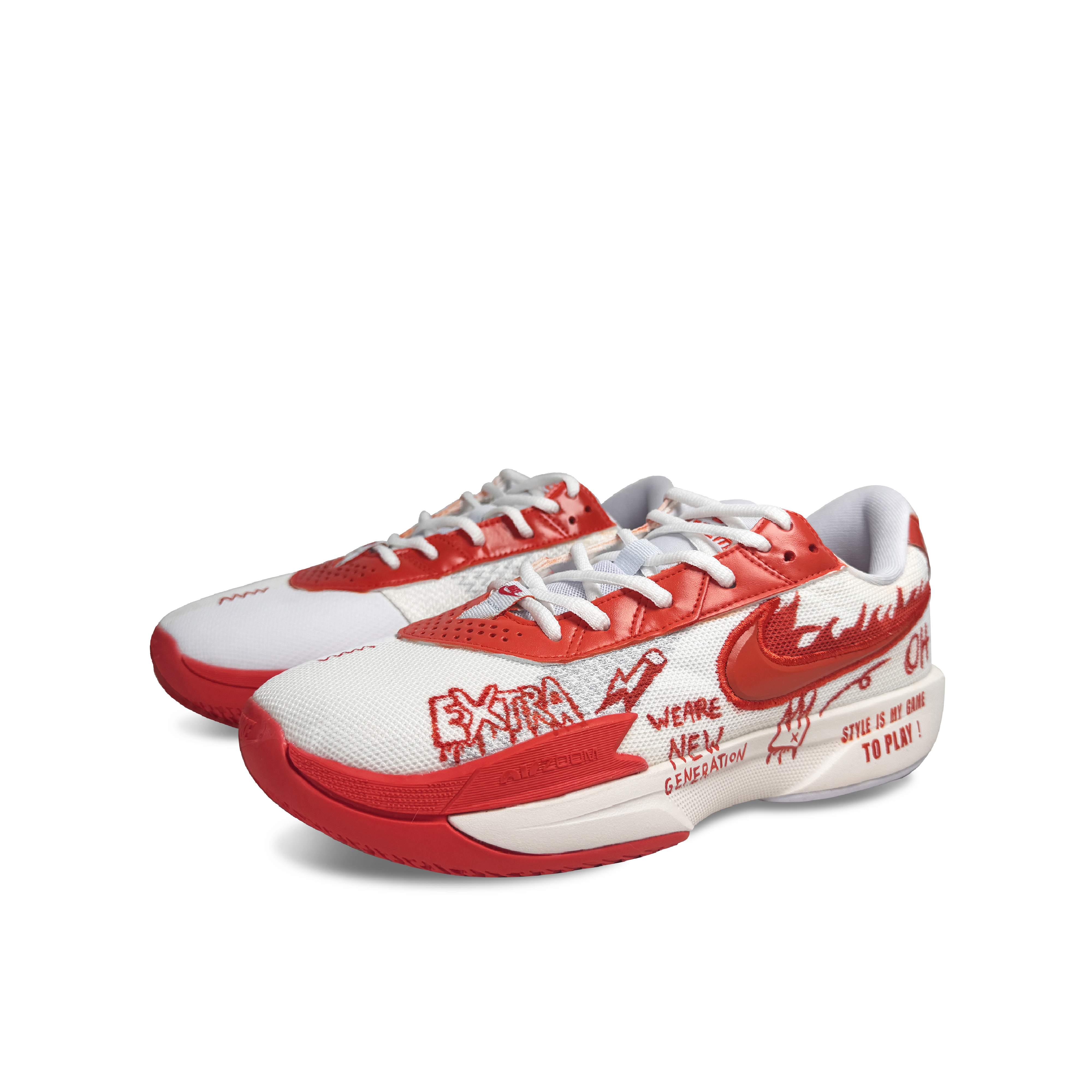 Nike Air Zoom G.T. Cut Academy Low top Basketball Shoes Unisex Red