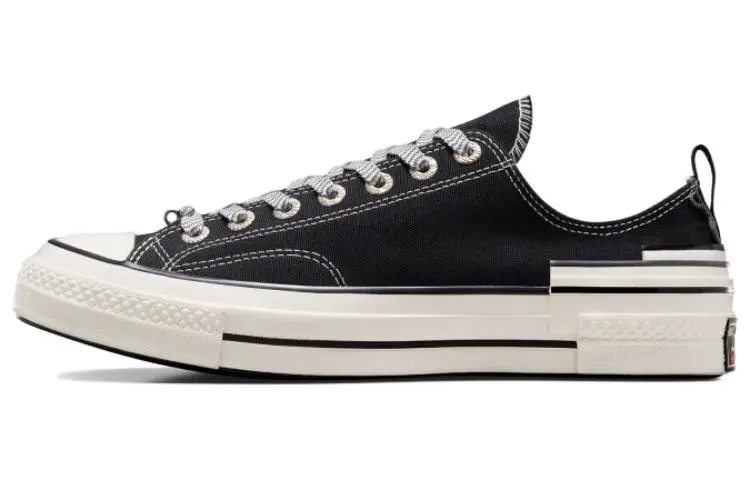 Chuck 70 Converse Hacked Heel Low 'Black Reflective'