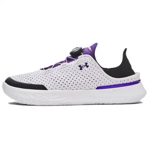 Under Armour SlipSpeed Soft And Comfortable Slip Resistant Abrasion Resistant Low top Training Shoes Unisex White