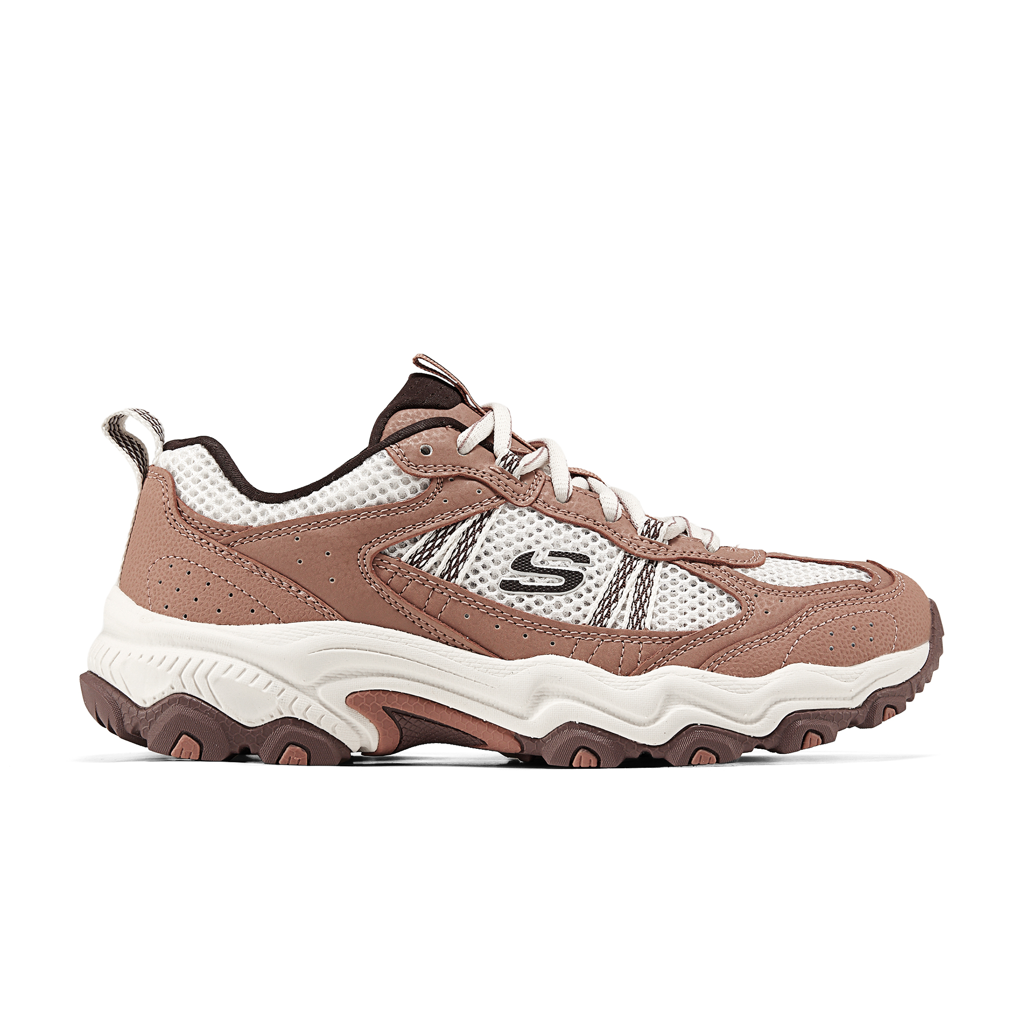 Skechers Stamina At Abrasion Resistant Breathable Support Grip Low top Hiking Shoes Women’s Brown White