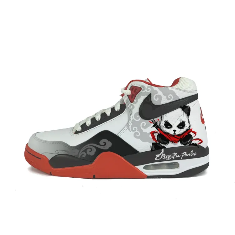 Nike Flight Legacy Slip Resistant Abrasion Resistant Slip Resistant Abrasion Resistant Mid top Vintage Basketball Shoes