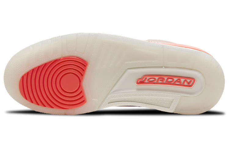 Женские кроссовки Jordan Air Jordan 3 retro "rust pink" (розово-бежевая) — фото 6