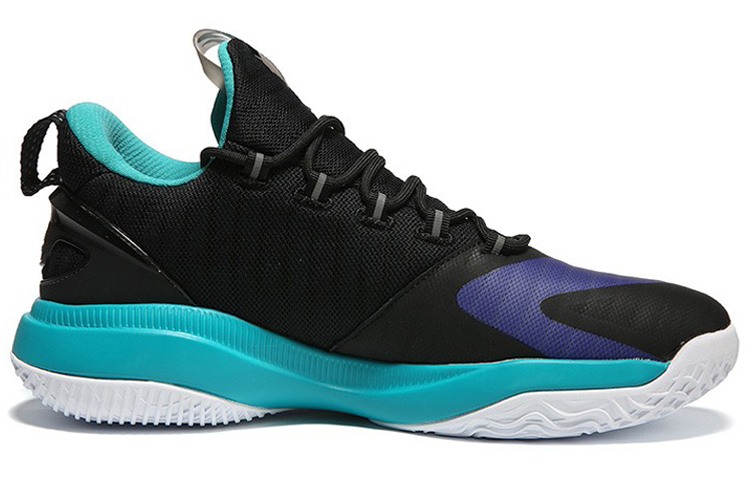 PEAK Parker Generation Parker Shock Absorbers Slip Resistant Abrasion Resistant Low top Basketball Shoes Men’s Purple
