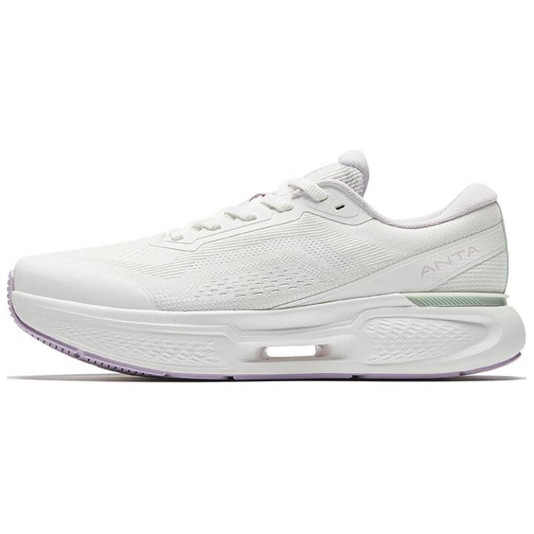 Anta Divine Run 11 Cushioning, Wear Resistant Low top Training Shoes Women’s White
