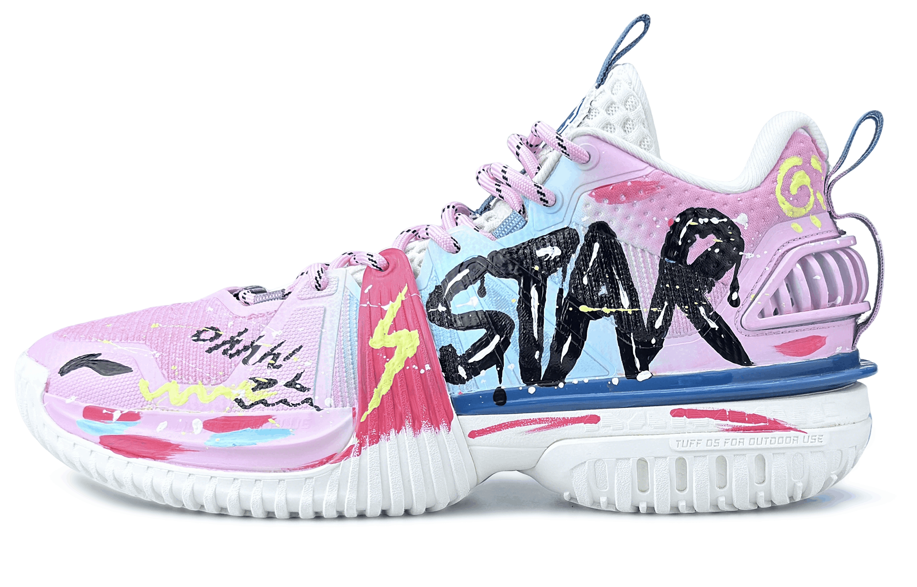 Li Ning Storm 2024 Slip Resistant, Abrasion Resistant, Rebound Slip Resistant, Abrasion Resistant, Rebound Low top