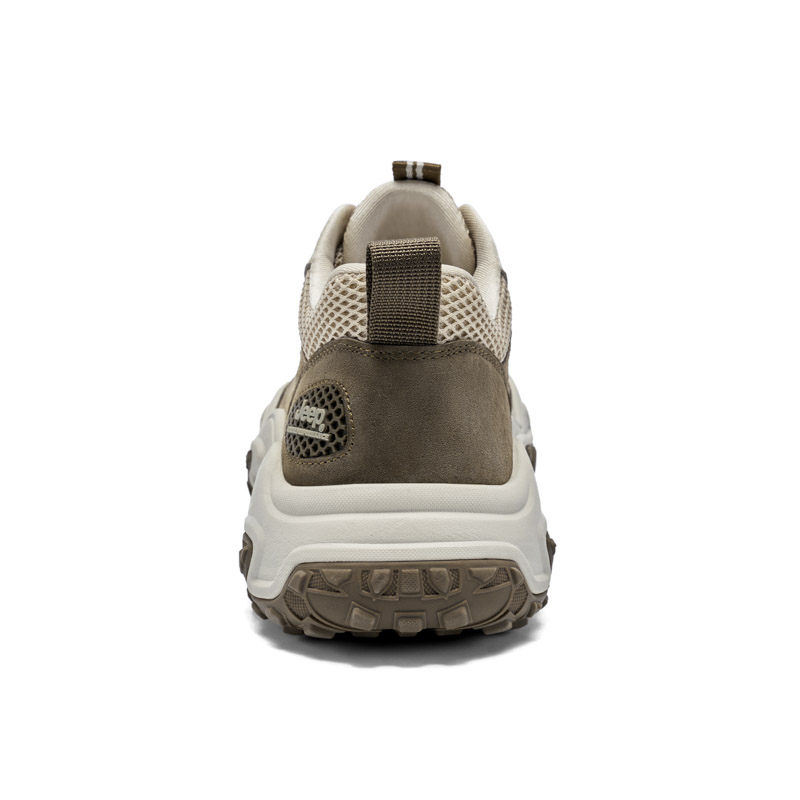 Jeep Abrasion Resistant, Breathable Coverage, Lightweight Grip Low top Hiking Shoes Men’s Brown