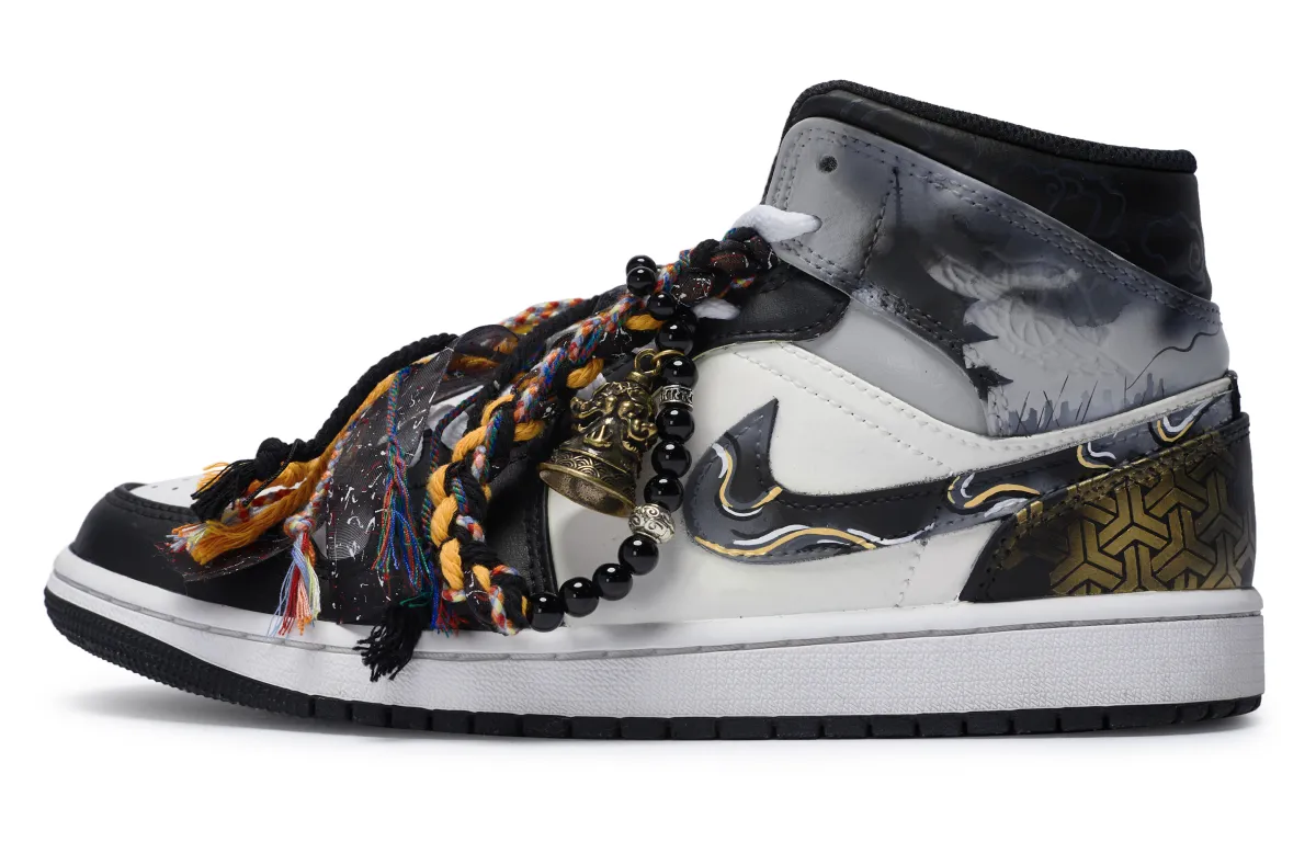 Jordan Air Jordan 1 811 Manufacturing, Poetry Collection, The Governor's Journey To Yanmen Pass Mid top
