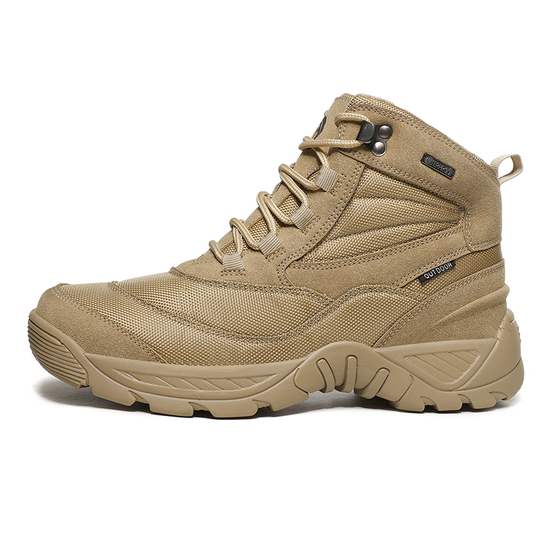 BIANSULONG Coverage, Abrasion Resistant, Waterproof, Slip Resistant High top Mountaineering Shoes Men’s