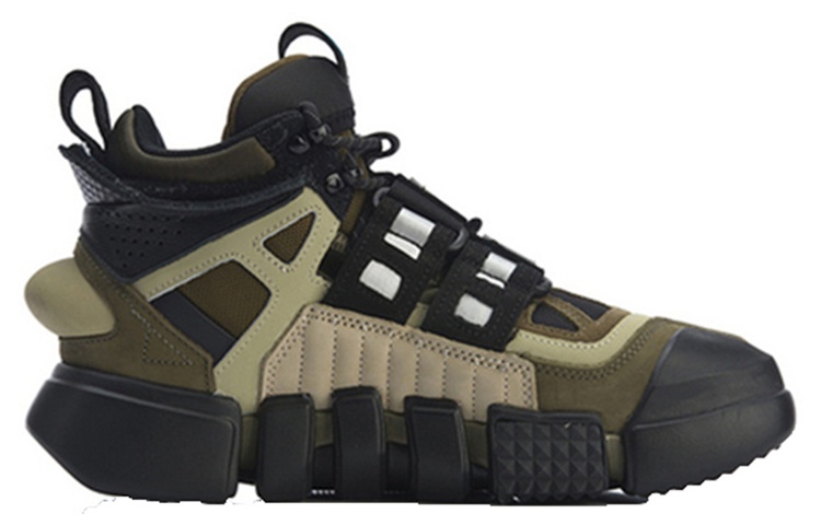 LiNing NYFW ACE + Men’s High Shoes — Khaki