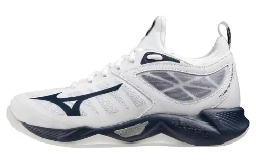 Mizuno Women's Wave Abrasion Resistant Abrasion Resistant Low top Training Shoes Women's Blue White