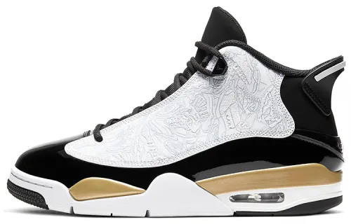 Jordan Dub Zero Black Metallic Gold White