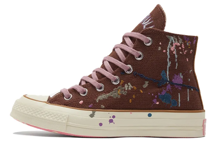 Chuck 70 Bandulu x Chuck 70 Converse High 'Paint Splatter - Cappuccino Base'