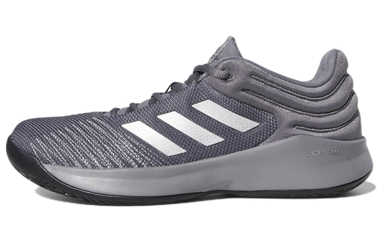 Adidas Pro Spark Abrasion Resistant Low top Vintage Basketball Shoes Men's Gray