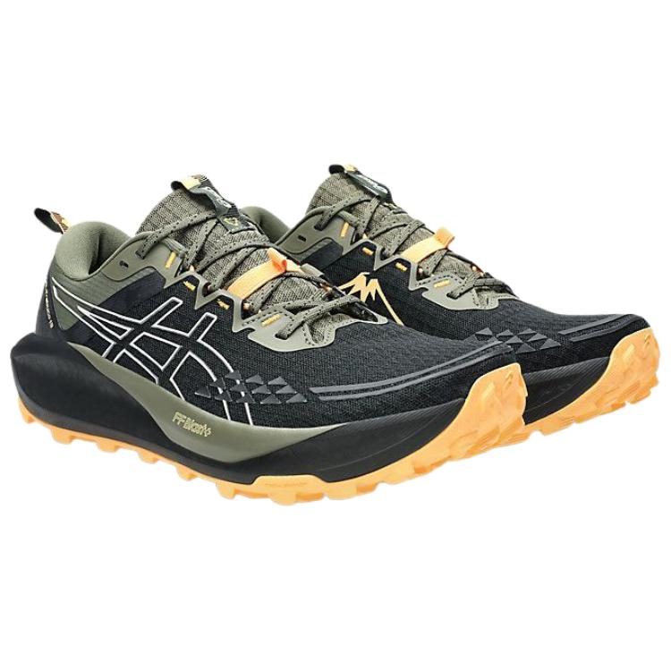 ASICS GEL TRABUCO 13 Trail Running Shoes Men’s Black Green