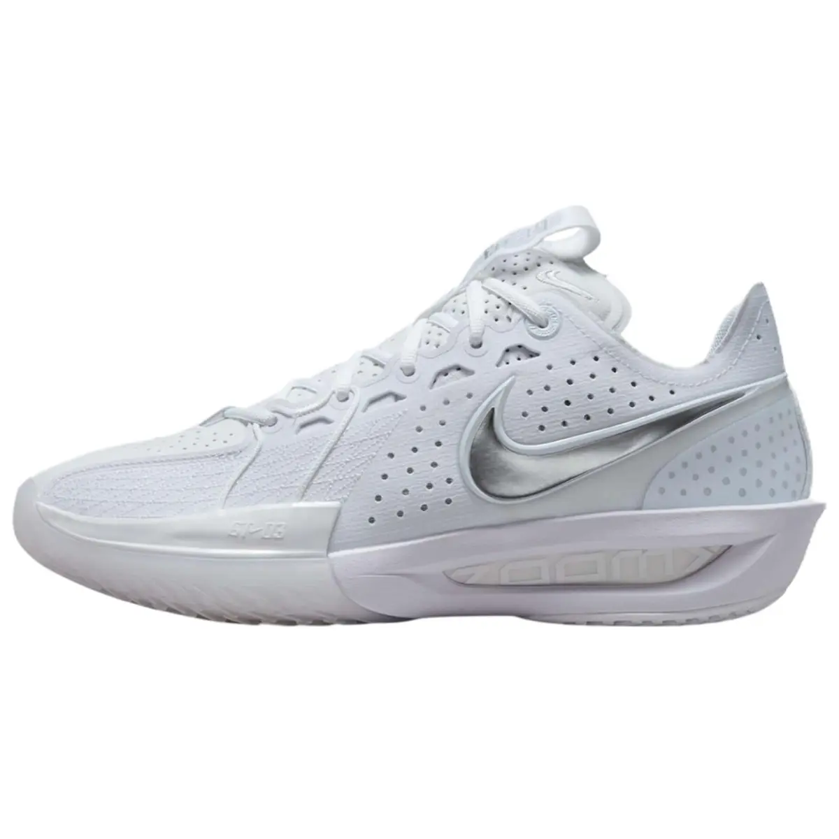Nike G.T. Cut 3 Abrasion Resistant Abrasion Resistant Low top Basketball Shoes Unisex White