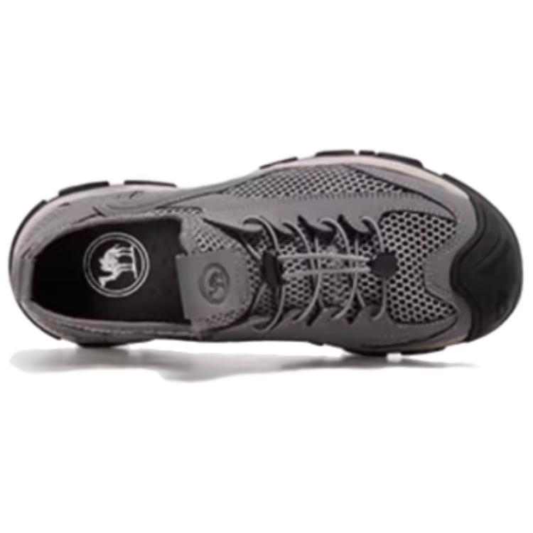 CAMEL Comfortable And Breathable Cushioning, Wear Resistant Low top Hiking Shoes Men’s Gray