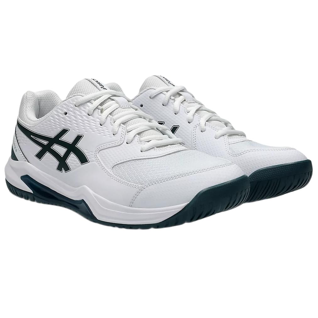 ASICS Gel Dedicate 8 Cushioning Breathable Lightweight Low top Tennis Shoes Men’s White