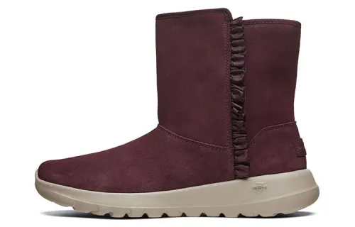 Skechers ON THE GO JOY Abrasion Resistant Thermal Crew Snow Boots Women's Burgundy