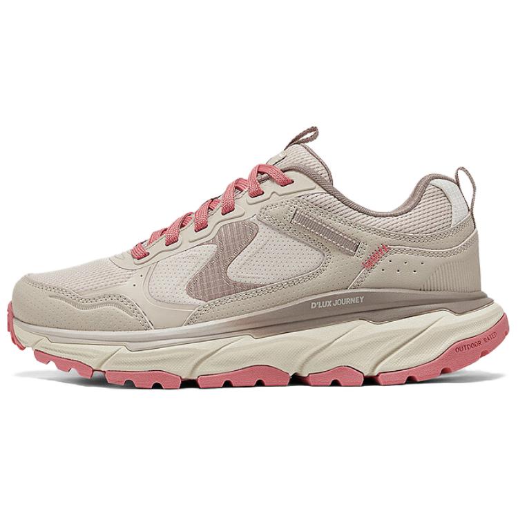 Skechers D’LUX JOURNEY Abrasion Resistant Low top Mountaineering Shoes Women’s Brown Pink