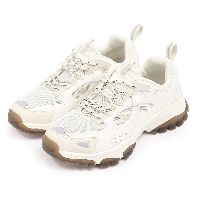 TOREAD Outdoor Sports Abrasion Resistant Breathable Slip Resistant Mountaineering & Hiking Shoes Men’s Ecru, Beige