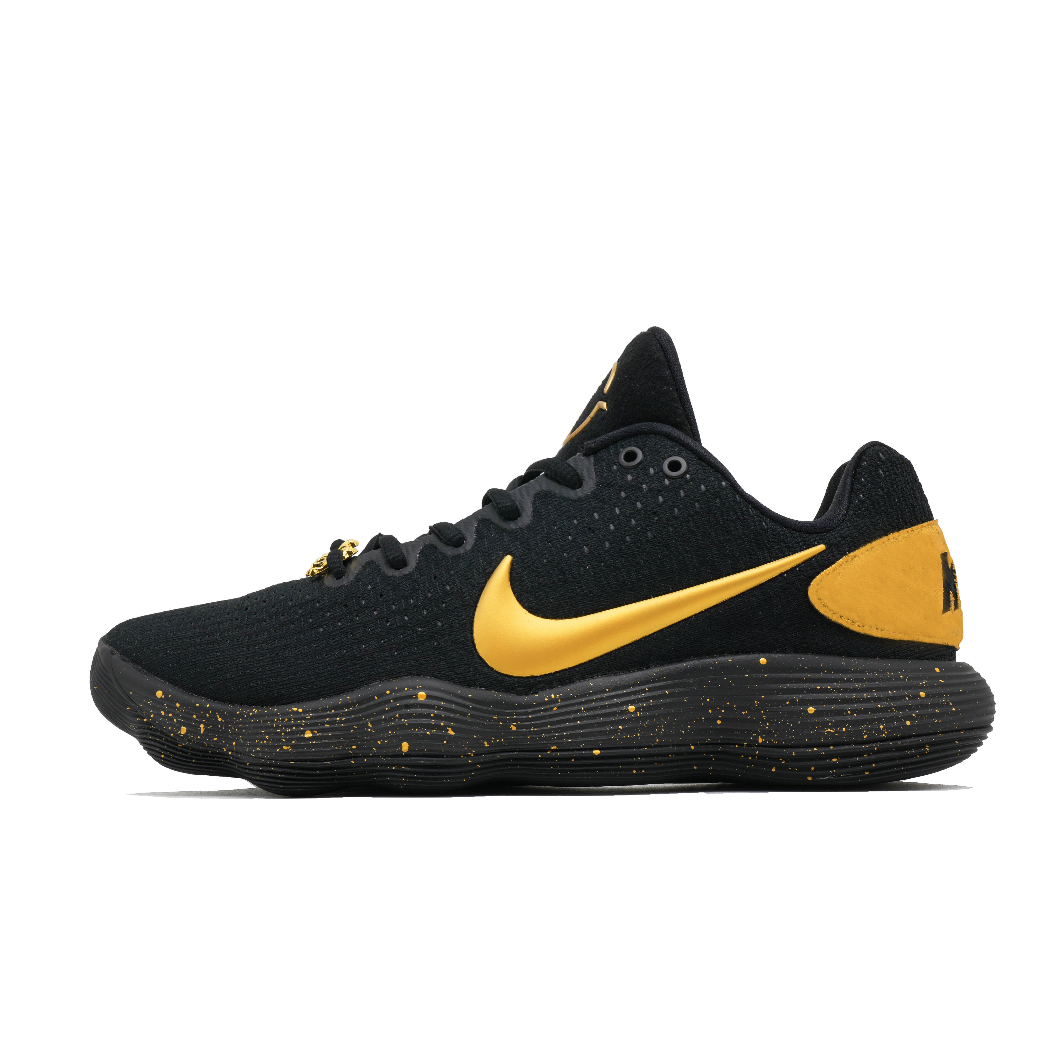 Nike Hyperdunk 2017 Basketball Shoes Unisex Low Top Black/Gold