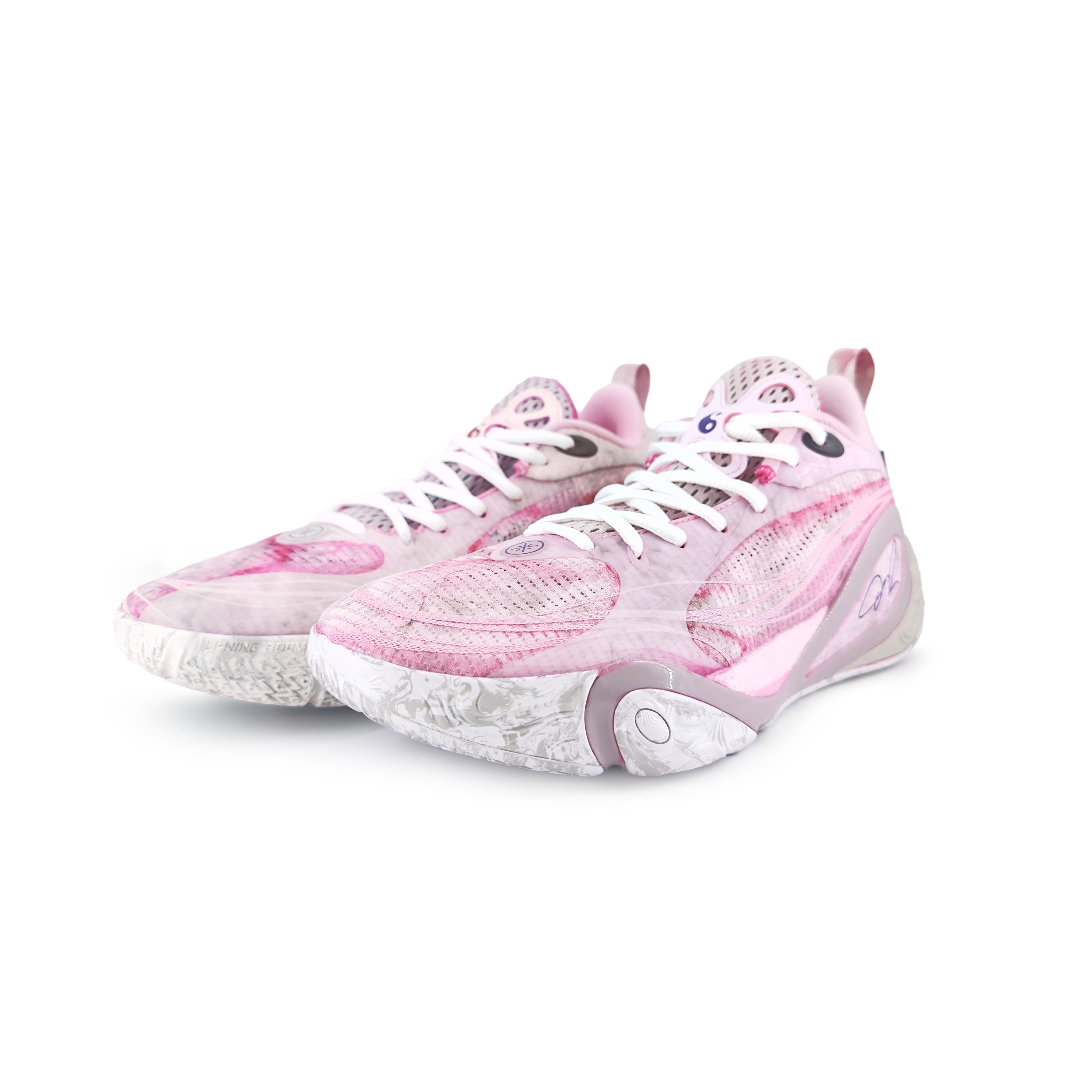 Li Ning DLO1 Low top Basketball Shoes Men’s Pink