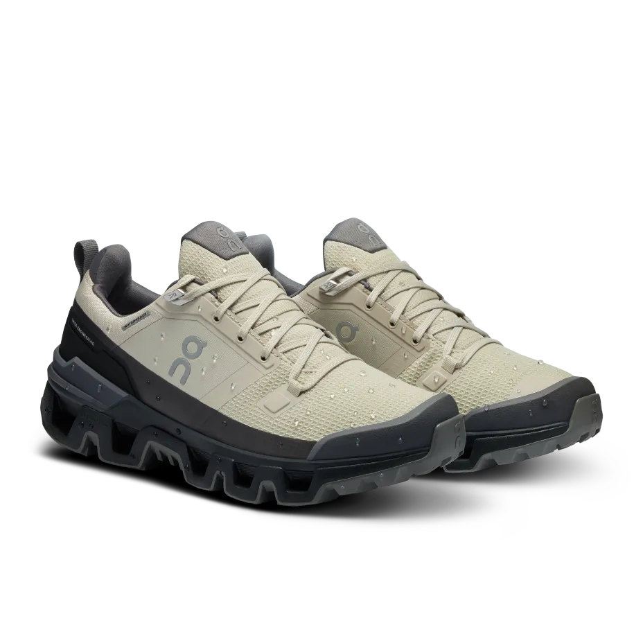 On Cloudwander Cushioning Waterproof Lightweight Low top Hiking Shoes Women’s Yellow Black