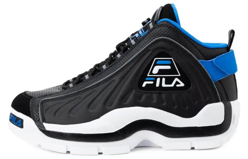 FILA Grant Hill 2 Gb High top Vintage Basketball Shoes Men's Black Blue