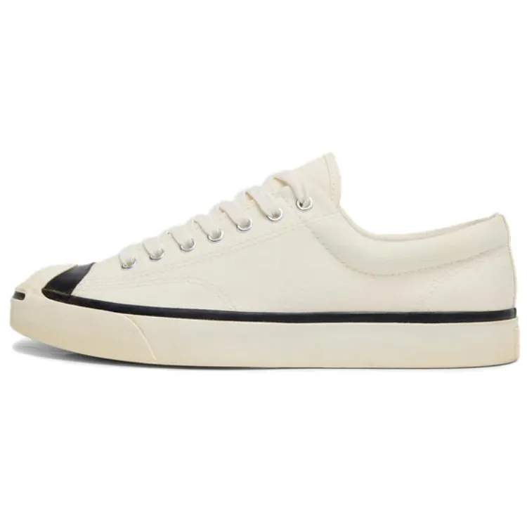 Converse Jack Purcell Comfortable And Lightweight Low top Canvas Shoes Unisex White