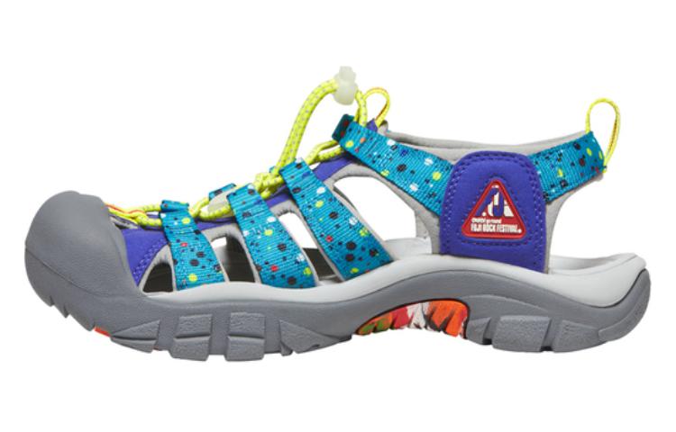 Keen x FUJI ROCK FESTIVAL'23 Newport Retro River Trekking Shoes Women's Blue Gray
