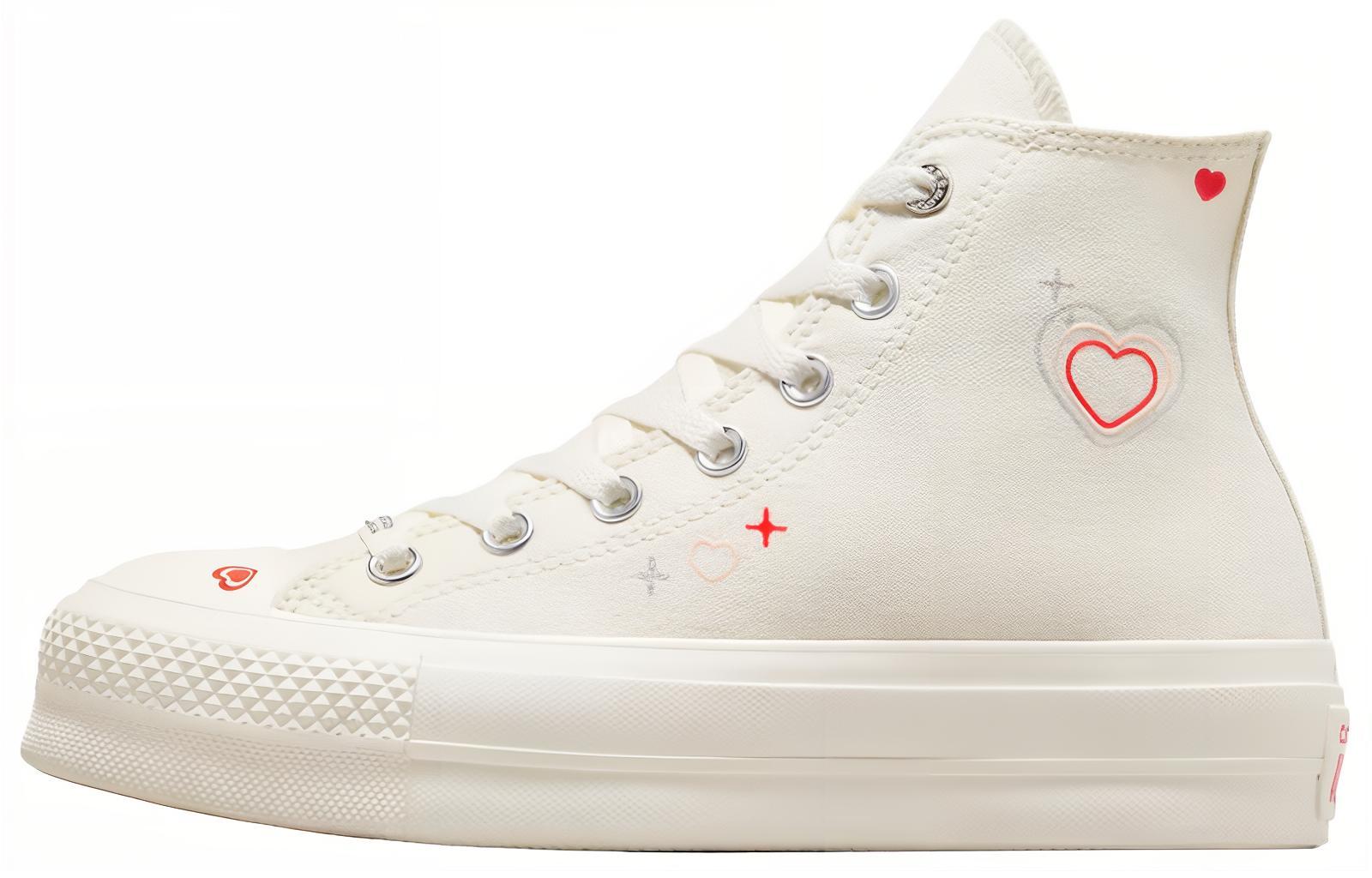 Женские кеды Converse Converse Chuck Taylor All Star (бело-красные)