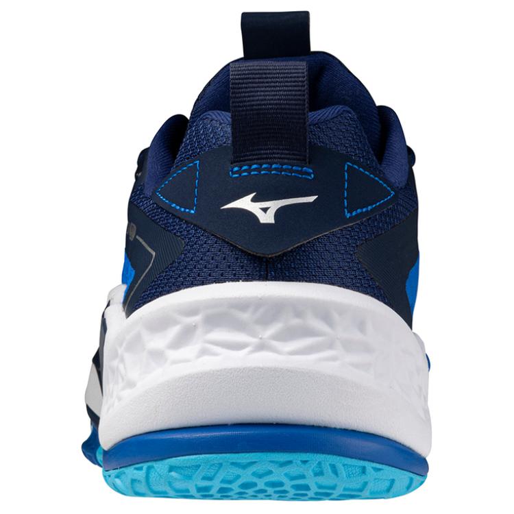 Mizuno Slip Resistant Abrasion Resistant Low top Training Shoes Unisex Blue White