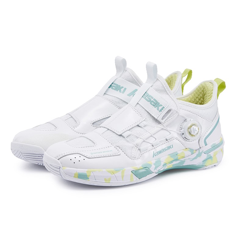 Kawasaki Crossover 2.0 Mid Collection Cushioning, Wear Resistant Mid top Badminton Shoes Unisex