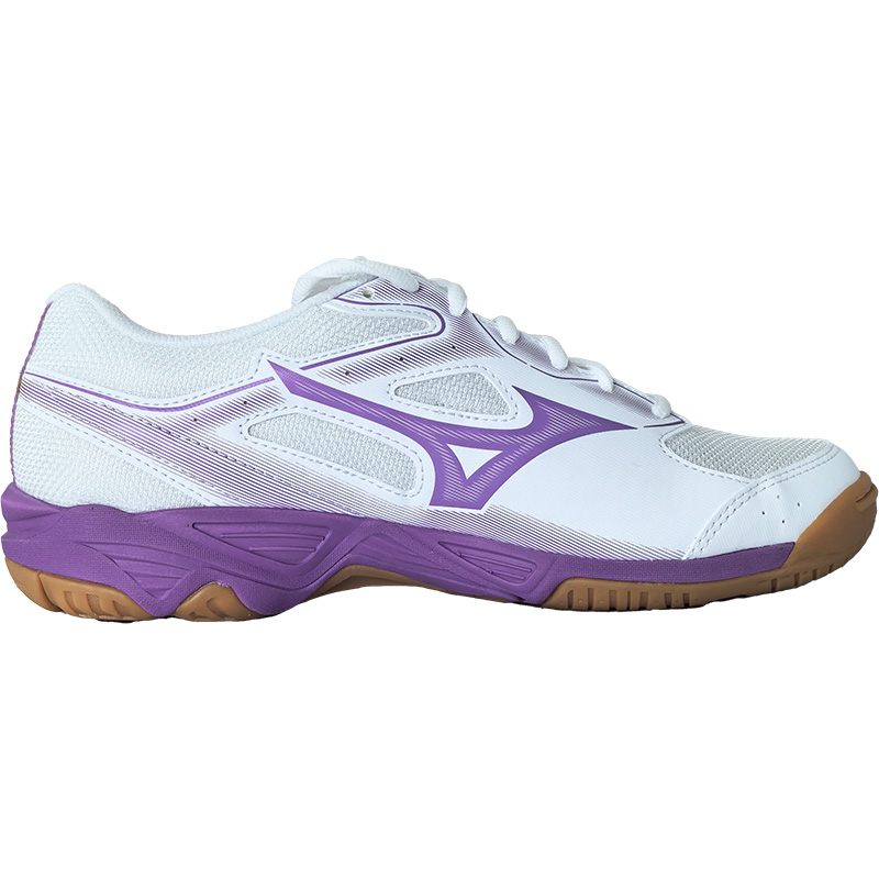 Mizuno Sky Blaster Slip Resistant Impact resistant Low top Training Shoes Unisex White/Purple