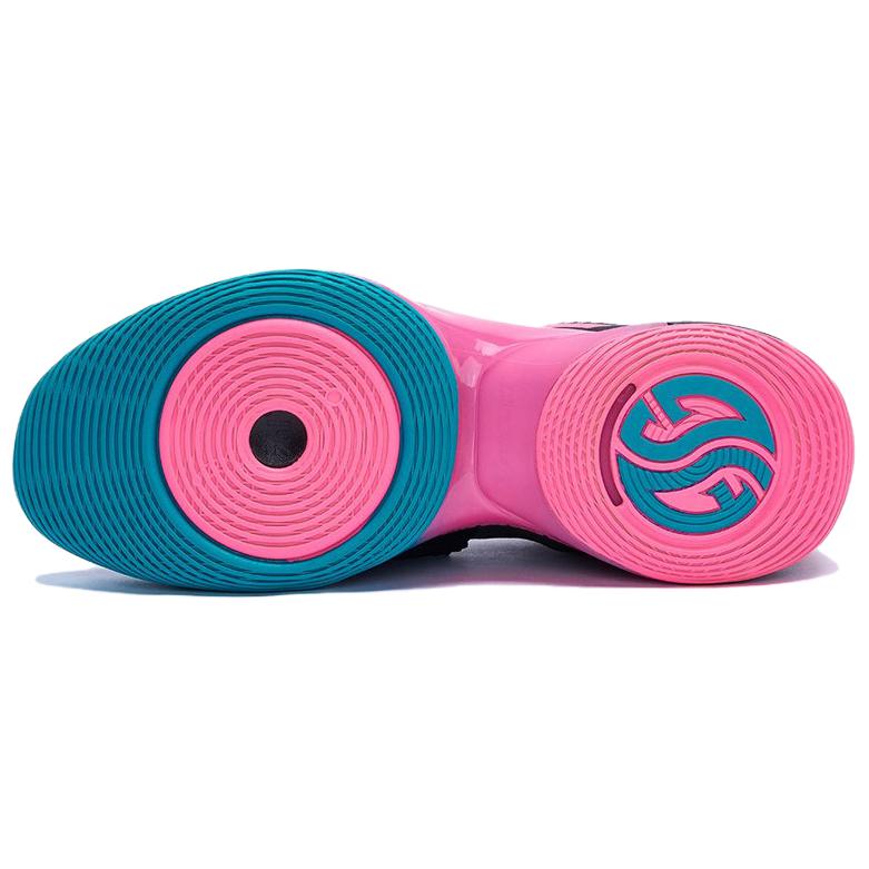 361° LIGHT UP Cushioning, Wear Resistant Low top Basketball Shoes Men’s Black Blue Pink