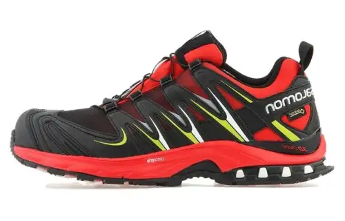 SALOMON Xa Pro 3d Gt Abrasion Resistant Low top Hiking Shoes Men's Black Red