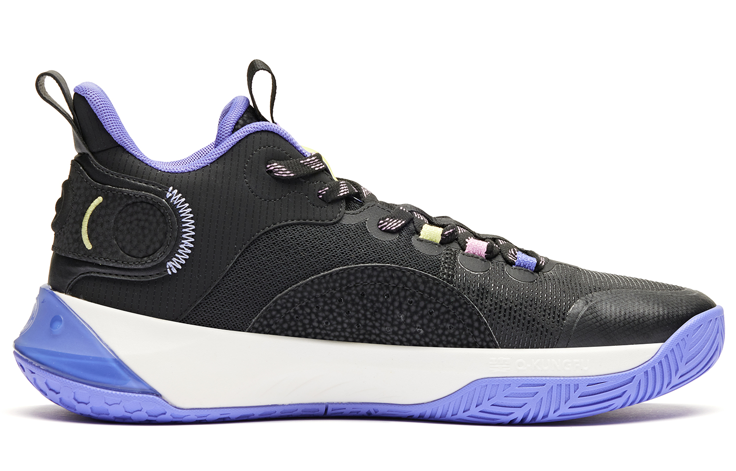 QIAODAN Shui Breathable Low top Basketball Shoes Men’s Black Purple