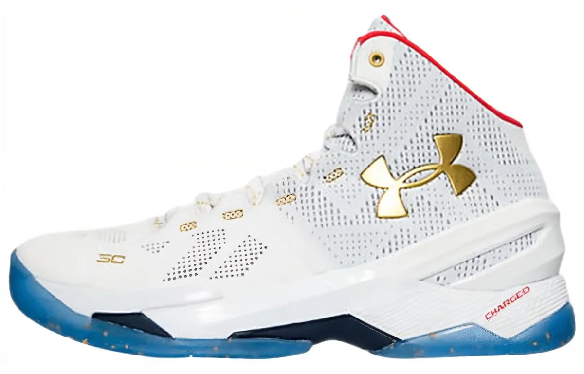 Under Armour Curry 2 All Star 2016 Under Armour, Curry, All Star Comfortable High top Basketball Shoes Men's White