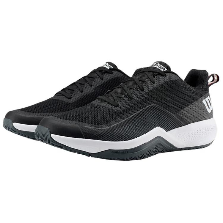 Wilson Rush Pro Abrasion Resistant Abrasion Resistant Low top Tennis Shoes Men’s Black